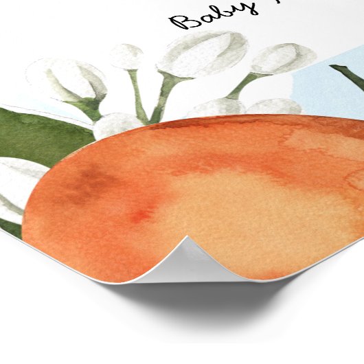 甘い男の赤ちゃんオンザウェイクレメンチンウェルカムポー ポスター (角)