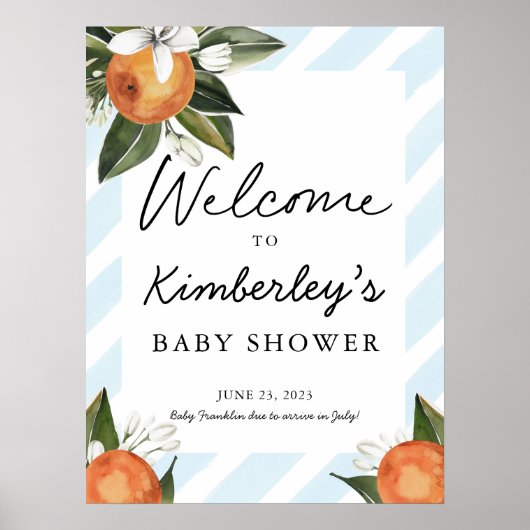 甘い男の赤ちゃんオンザウェイクレメンチンウェルカムポー ポスター (正面)