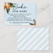 甘い男の赤ちゃんクレメンチンシャワーブックベビー ノートカード (正面/裏面)