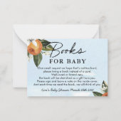 甘い男の赤ちゃんクレメンチンシャワーブックベビー ノートカード (正面)