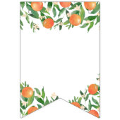 甘い男の赤ちゃんシトラスパウダーブルーベビーシャワー バンティングフラッグ (第1の旗)