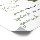 甘い男の赤ちゃんボホ衣服赤ちゃんシャワーmomOsaバー ポスター (角)