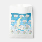 甘い男の赤ちゃんムーンベビーシャワーで眠る フェイバーバッグ (正面)