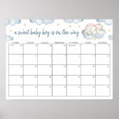 甘い男の赤ちゃん性別が日付を明らかにする ポスター (正面)