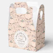 甘い男女兼用小さなかぼちゃの赤ちゃんシャワー フェイバーボックス (オープン)