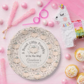 甘い男女兼用小さなかぼちゃの赤ちゃんシャワー ペーパープレート (パーティー)