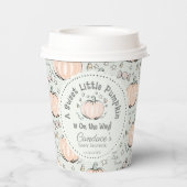 甘い男女兼用小さなかぼちゃの赤ちゃんシャワー 紙コップ (裏面)