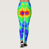 甘い痩身数々の～色の3Dレギンス レギンス (裏面)