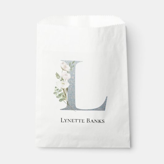 甘い白いフローラ フェイバーバッグ (正面)