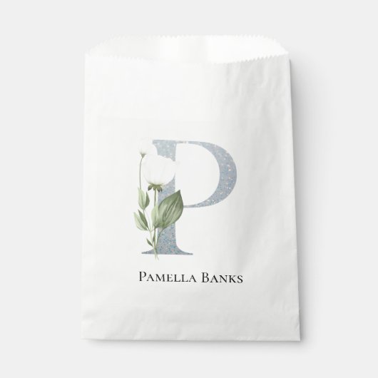 甘い白いフローラ フェイバーバッグ (正面)