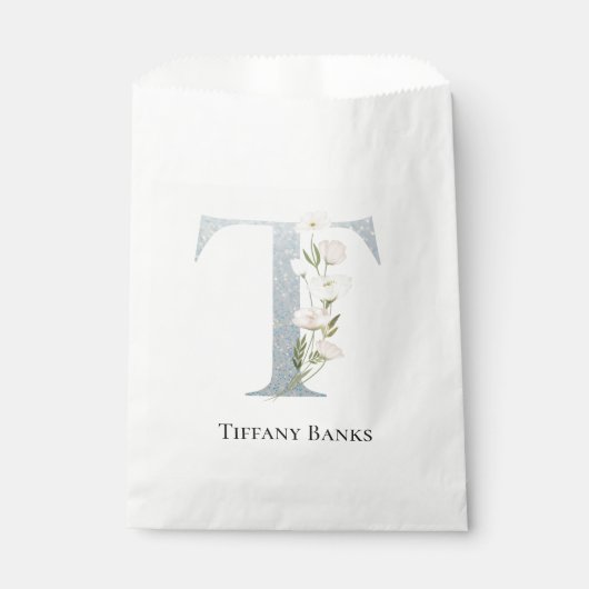 甘い白いフローラ フェイバーバッグ (正面)