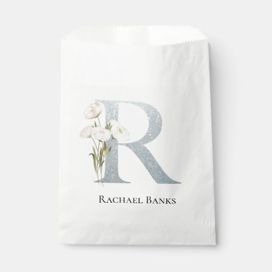 甘い白いフローラ フェイバーバッグ (正面)