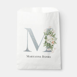 甘い白いフローラ フェイバーバッグ