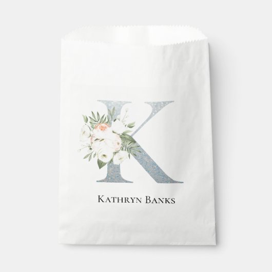 甘い白いフローラ フェイバーバッグ (正面)