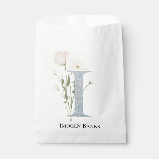 甘い白いフローラ フェイバーバッグ (正面)