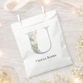 甘い白いフローラ フェイバーバッグ (クリップ留めされた状態)