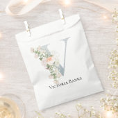 甘い白いフローラ フェイバーバッグ (クリップ留めされた状態)