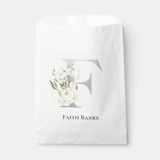 甘い白いフローラ フェイバーバッグ (正面)