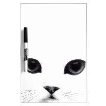 甘い白黒猫の顔