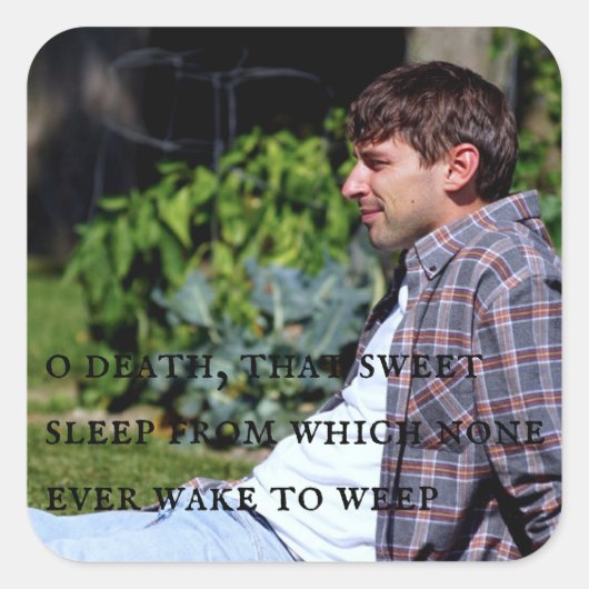 甘い睡眠 スクエアシール (正面)