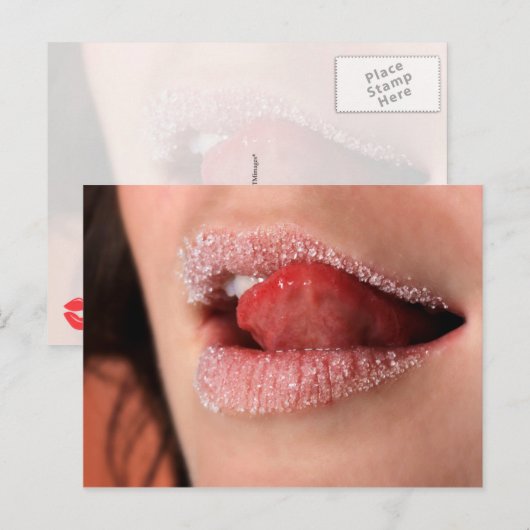 甘い砂糖唇 ポストカード (正面/裏面)