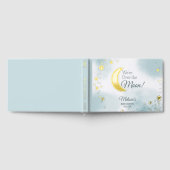 甘い私たちは月の夢の赤ちゃんシャワー上にいる ゲストブック (全面)