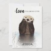 甘い私は好きあなた好きオーターのバレンタインデー シーズンカード (正面)