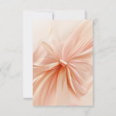 甘い秋の弓リトルカボチャ赤ちゃんシャワー サンキューカード (裏面)