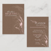 甘い秋の花嫁の名刺 名刺 (正面/裏面)