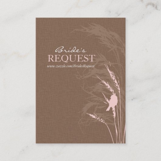 甘い秋の花嫁の名刺 名刺 (正面)