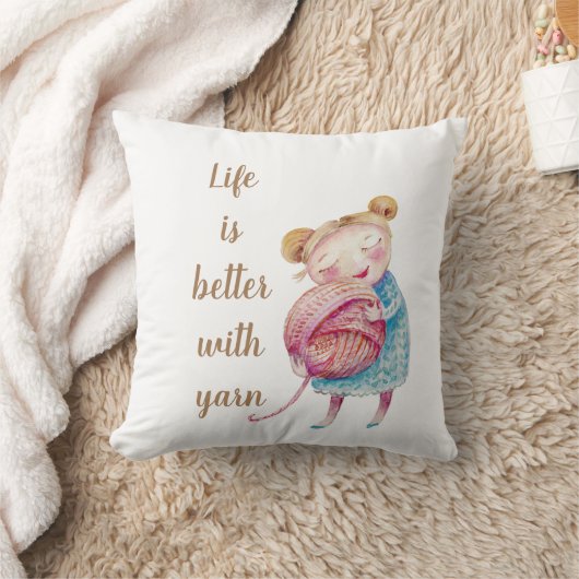 甘い糸愛 クッション (ブランケット)