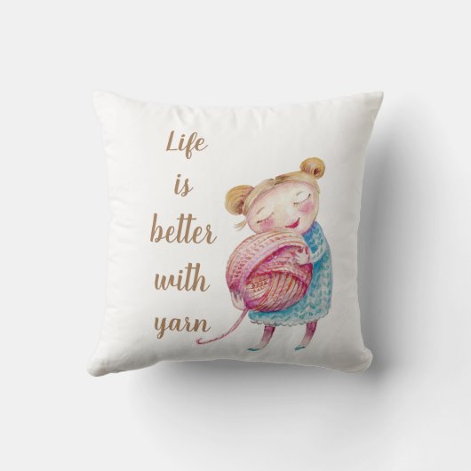 甘い糸愛 クッション (裏面)