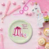 甘い紙プレートとケーキ&ドーナツ ペーパープレート (パーティー)