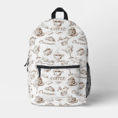 甘い紙 プリントバックパック (正面)