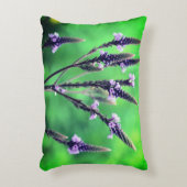 甘い紫色のバーヴァン花 アクセントクッション (正面(垂直))