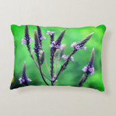 甘い紫色のバーヴァン花 アクセントクッション (裏面)