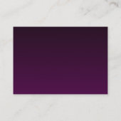 甘い紫色の子守歌のブックリクエスト赤ちゃんシャワー エンクロージャーカード (裏面)