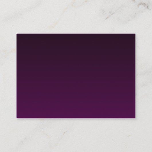 甘い紫色の子守歌のブックリクエスト赤ちゃんシャワー エンクロージャーカード (裏面)