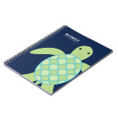 甘い緑の亀 ノートブック (左側)