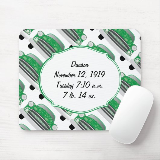 甘い緑の赤ちゃんシャワーStatギフト マウスパッド (マウス)