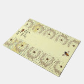 甘い缶床マットサイド文字 ドアマット (アングル)