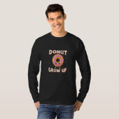 甘い美味しい食品の良いドーナツ引用文プレミウ Tシャツ (正面フル)