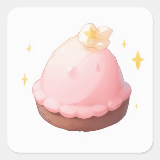 甘い美学シール スクエアシール (正面)