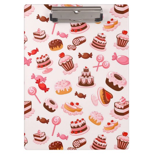 甘い背景 クリップボード (正面)