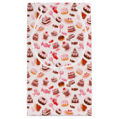 甘い背景 スモールペーパーバッグ (裏面)