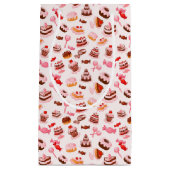 甘い背景 スモールペーパーバッグ (正面)