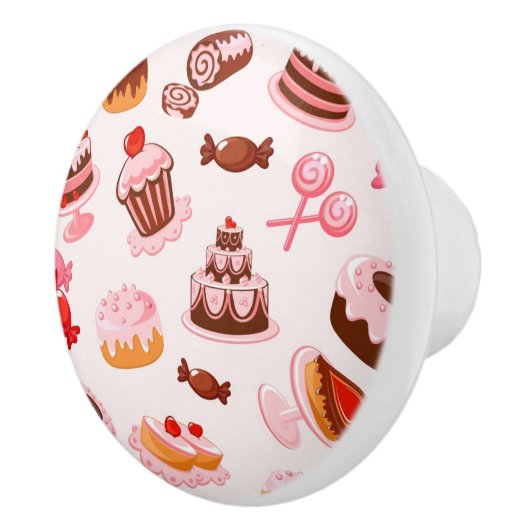 甘い背景 セラミックノブ (右)