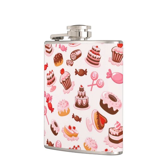 甘い背景 フラスク (左)