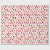 甘い背景 ラッピングペーパー (フラット)