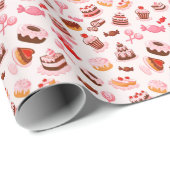 甘い背景 ラッピングペーパー (ロールコーナー)